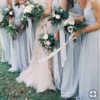 Blush/ivory gown- what color for bridesmaids? - 3