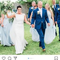 Blush/ivory gown- what color for bridesmaids? - 1