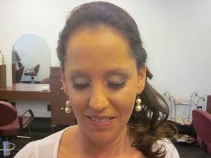 Had my hair and make up trial today!