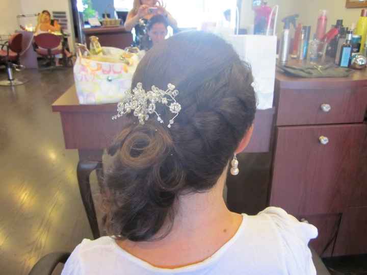 Had my hair and make up trial today!