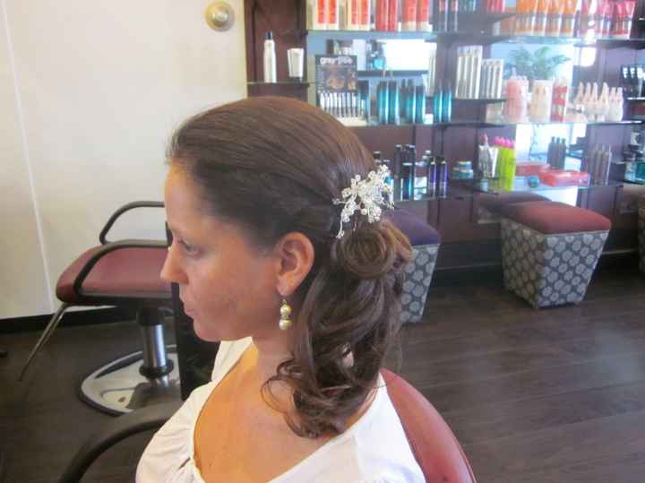 Had my hair and make up trial today!