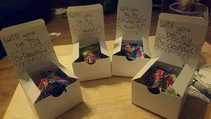 Bridesmaid Proposals are Finished!