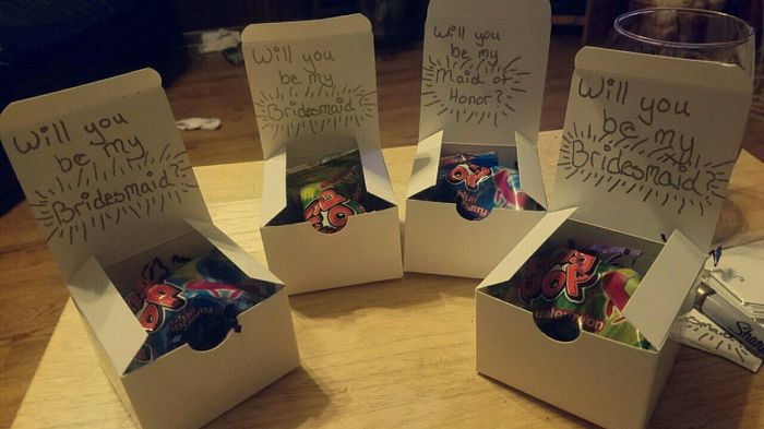 Bridesmaid Proposals are Finished!