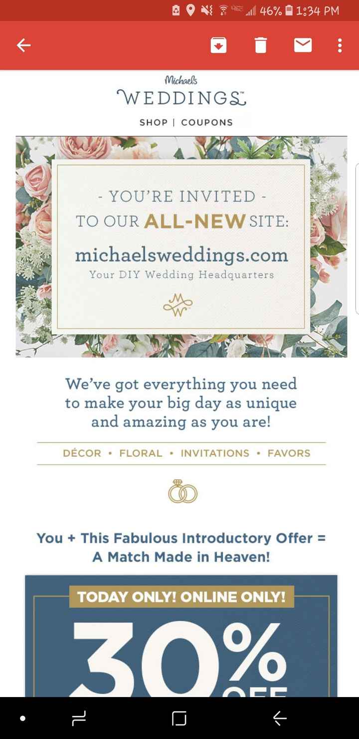 Michael's new wedding website! - 1