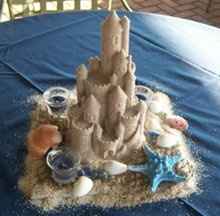 Bringing the beach to our reception...