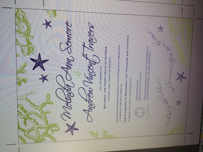 Invitations...pics included!!