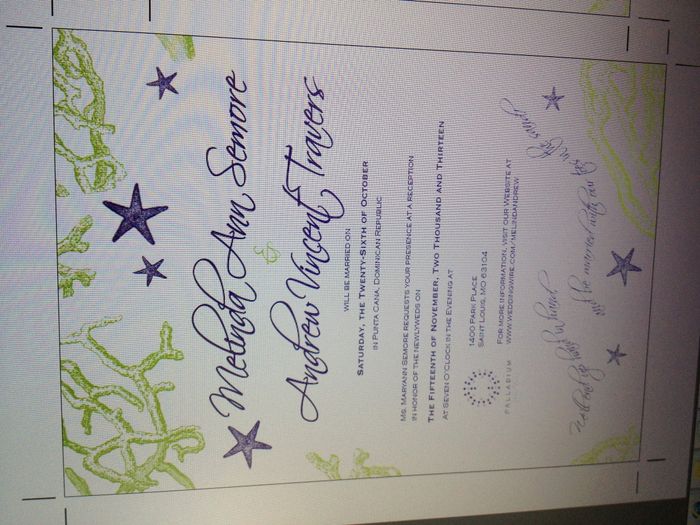 Destination wedding invitations