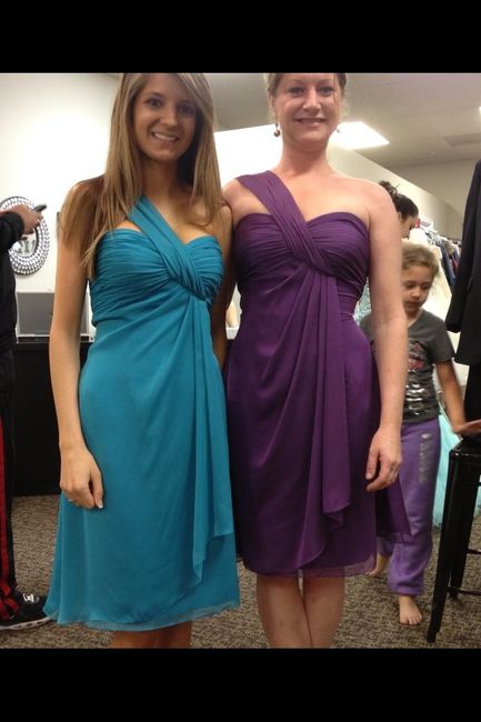 Productive weekend....BM dresses and my 'trash the dress' dress purchased!!!!