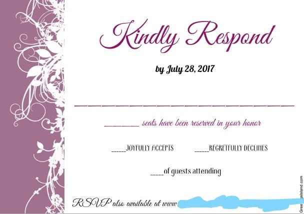 RSVP Cards