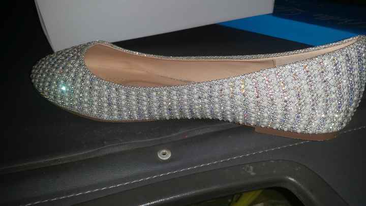 Brides wearing flats