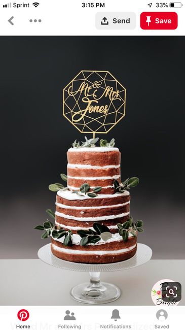 Did you choose to use a cake topper? 2