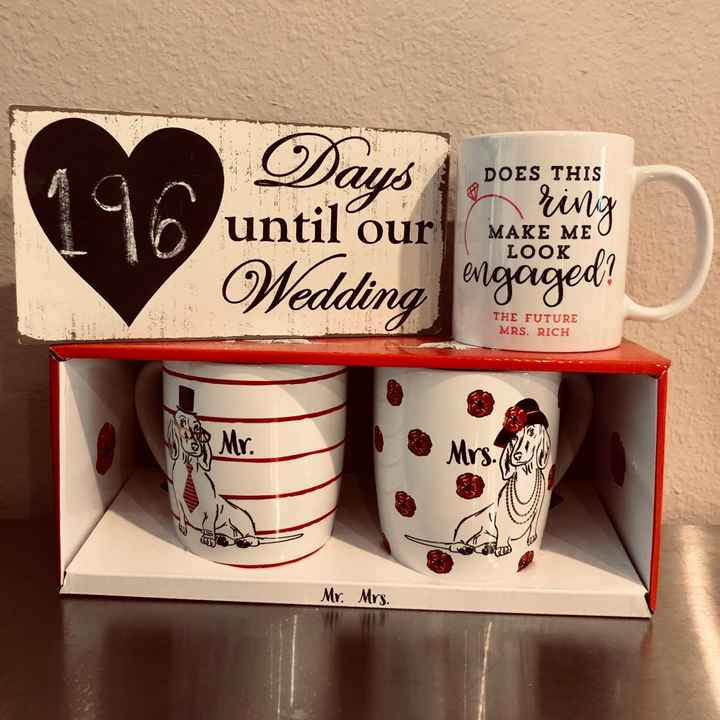 How many days left till you say I-do? - 1