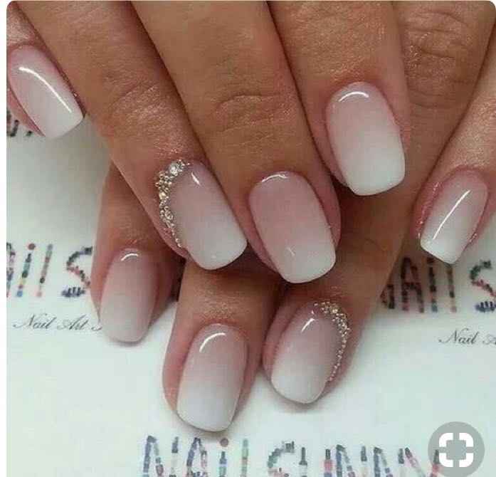 Wedding day nails - 1