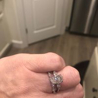 Wedding bands that don't sit flush - 1