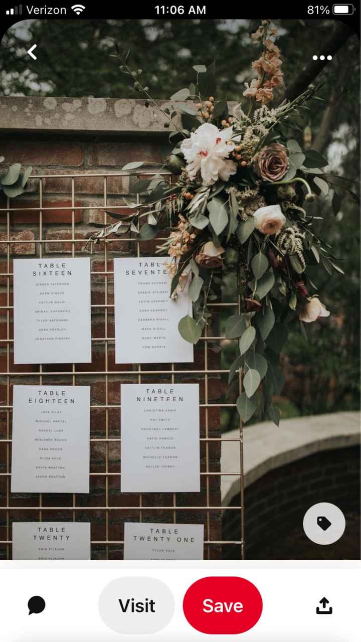 Welcome Sign & Seating Chart - 3