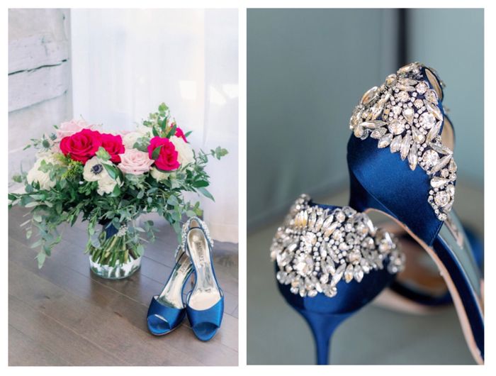 Blue wedding shoes 4