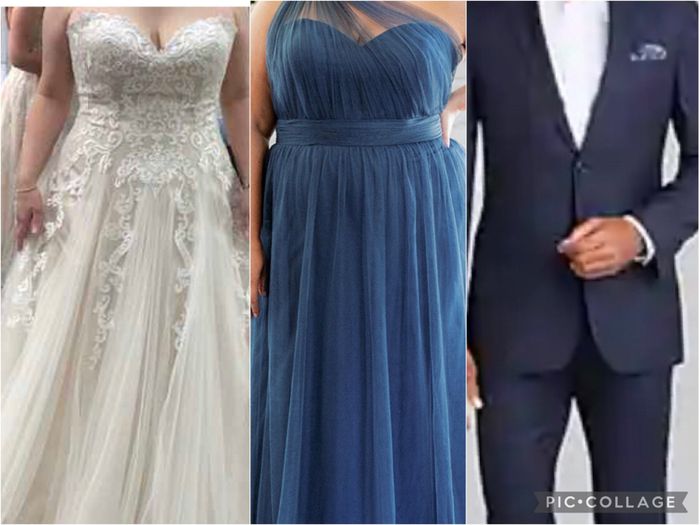 Bridesmaid dress color - 1