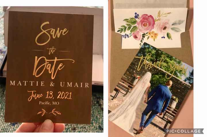 Pictures on save the date - 1