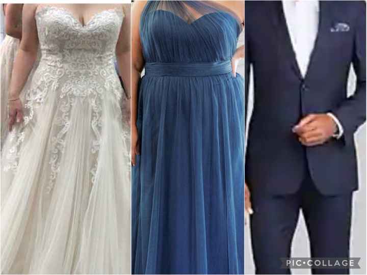 Bridesmaid dress color - 1