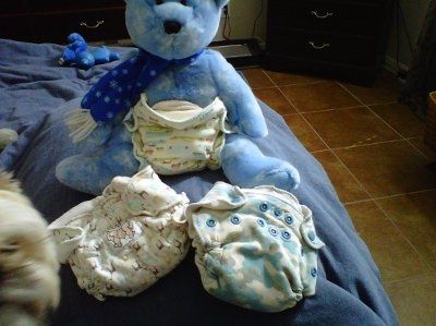 BR:  My cloth diaper stash!