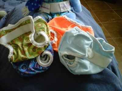 BR:  My cloth diaper stash!