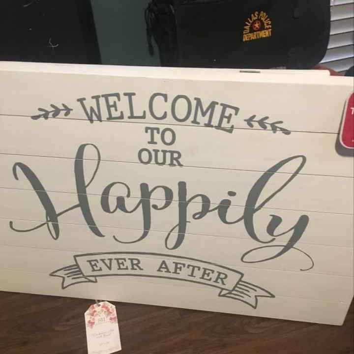 Guest Book & Welcome sign