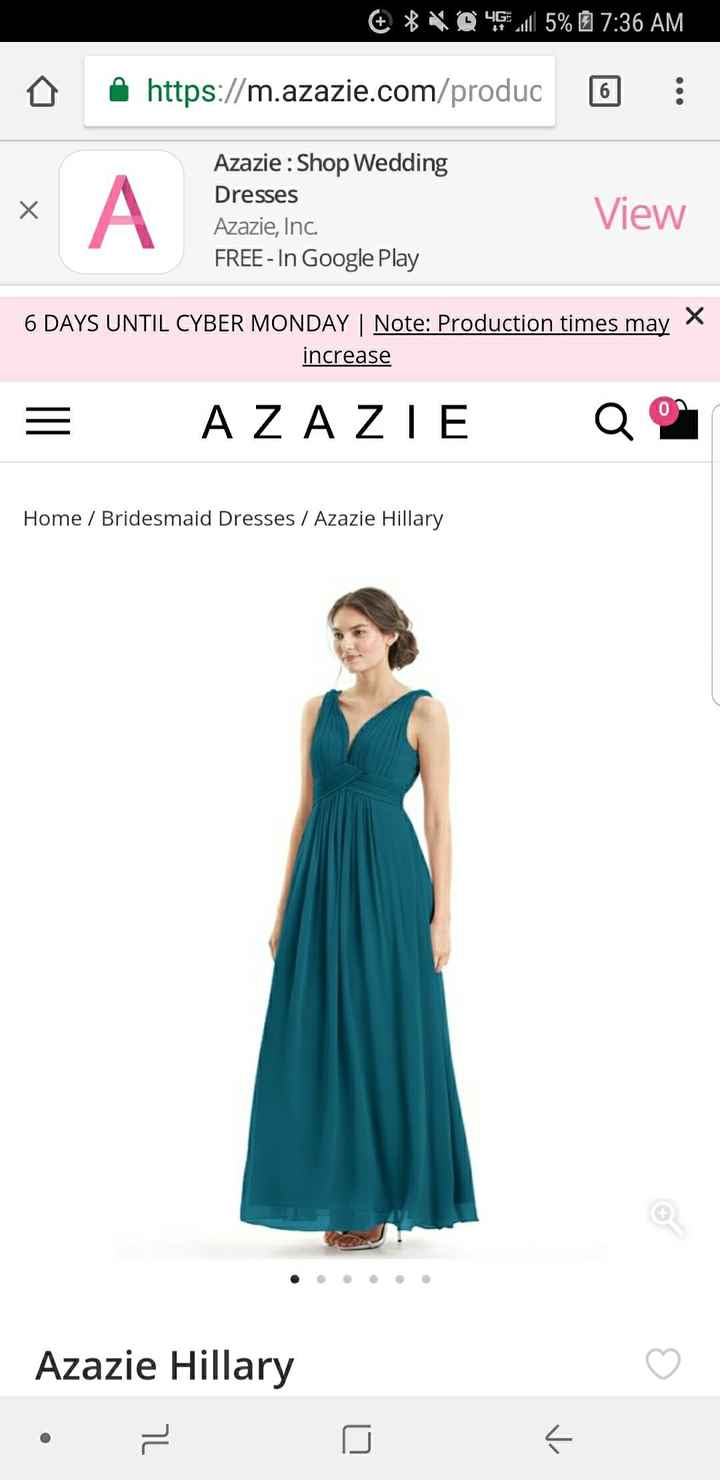 Azazie ink blue Weddings Wedding Attire Wedding Forums WeddingWire
