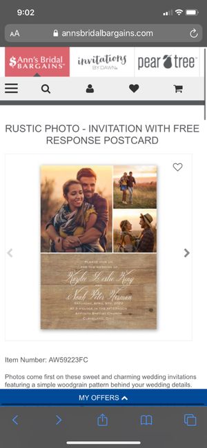 Engagement Photos on Wedding Invitations 2