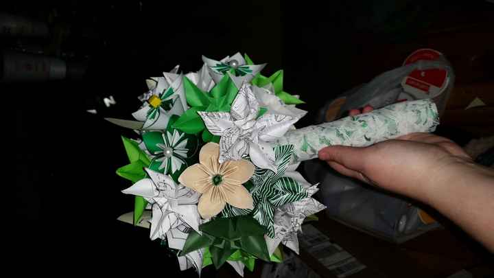 Satin/Brooch Bouquet - Foam bases so small!!!