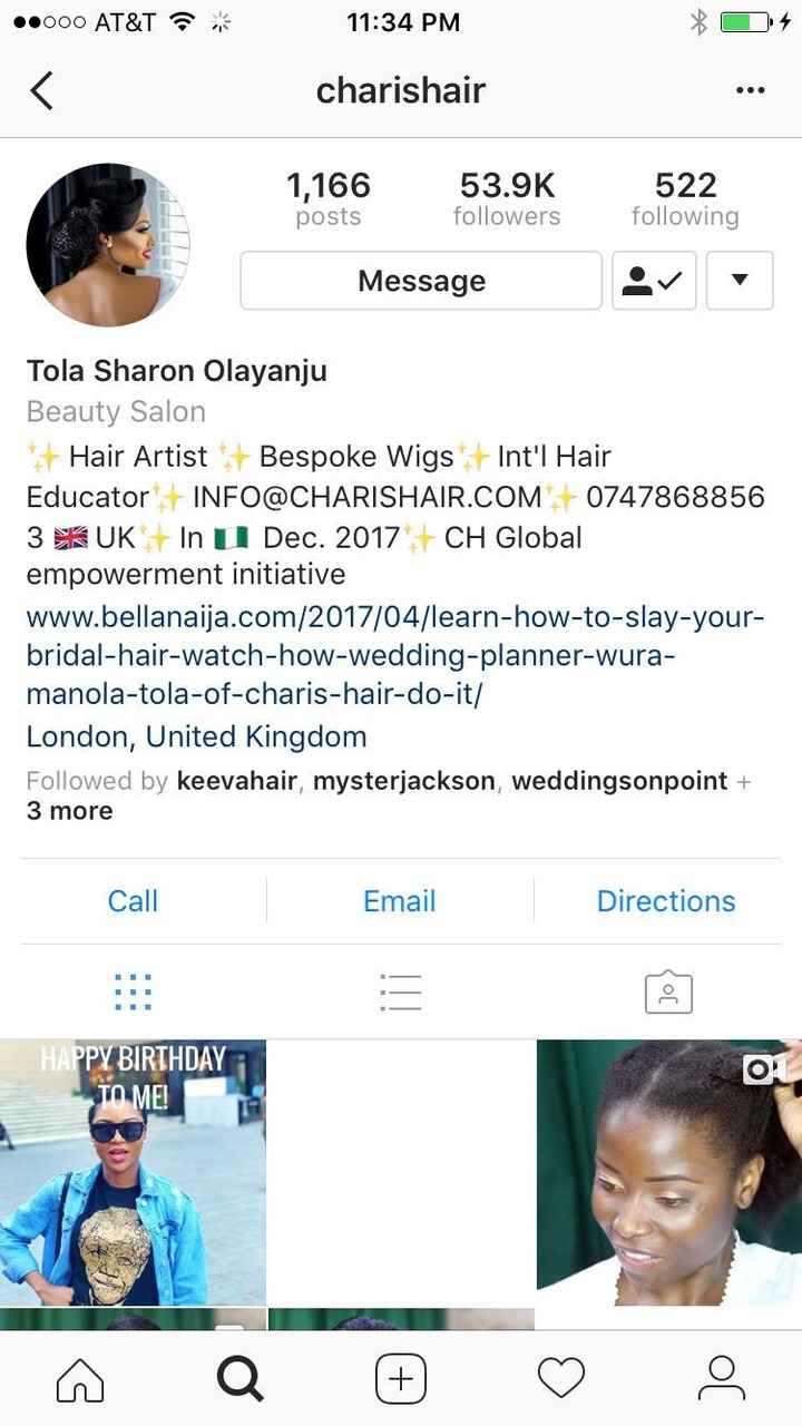 Hair Trials for Afro-American Brides