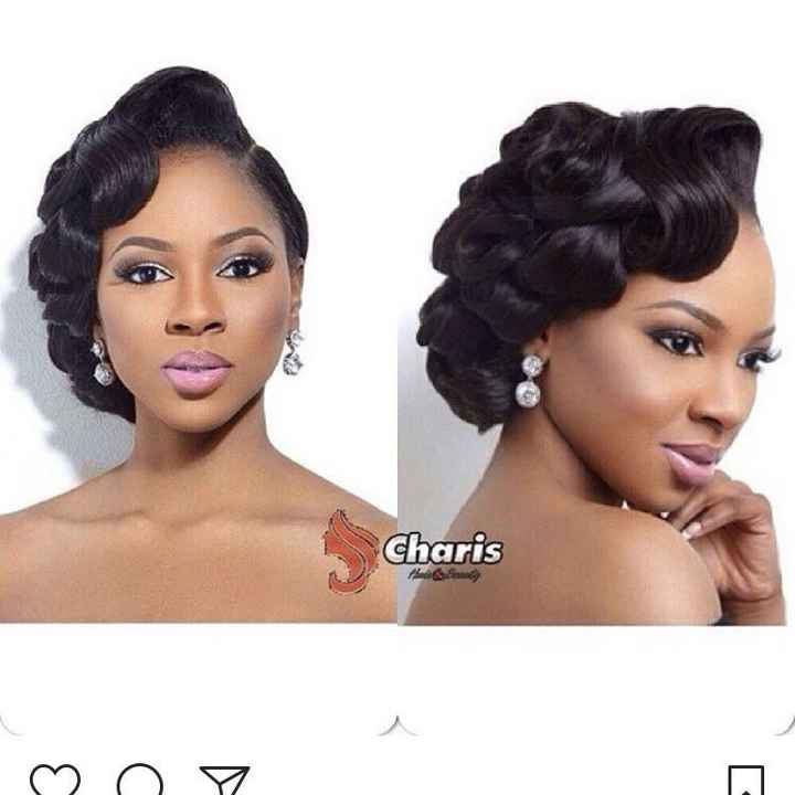 Hair Trials for Afro-American Brides