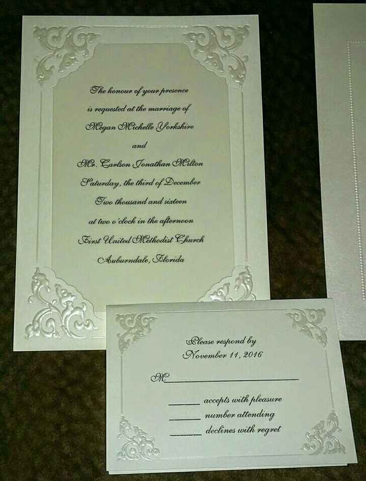 Invitations !!!