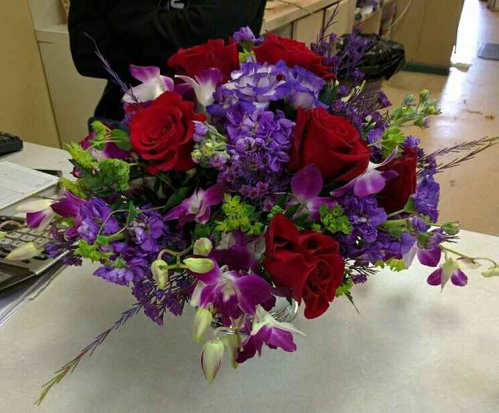 Update in comments: Decisions on Florists and Centerpieces