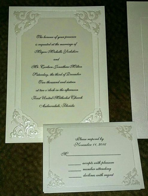Invitations !!!