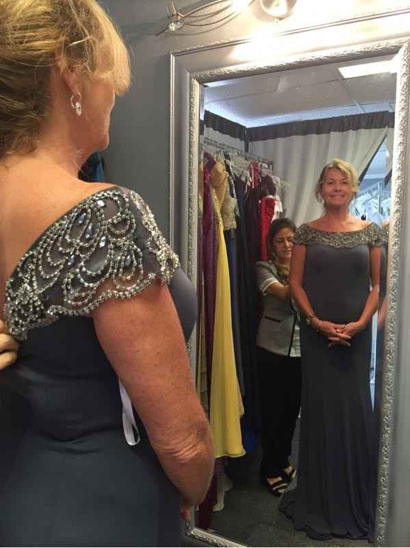 MOG found her dress