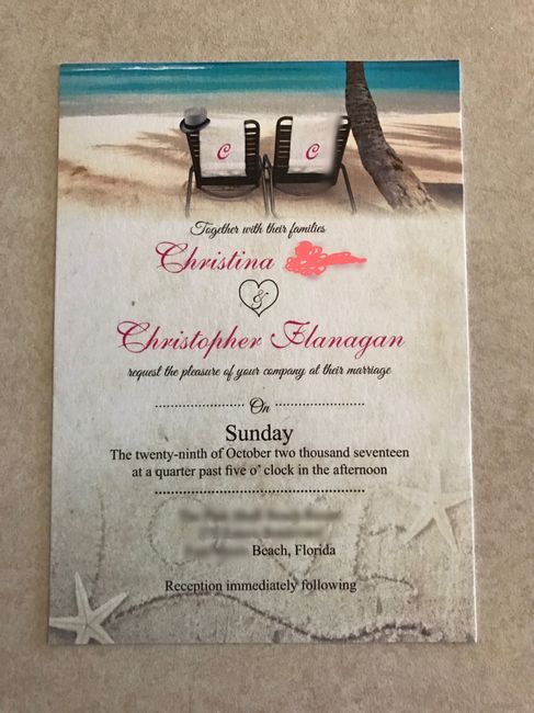 Show me your invitations!