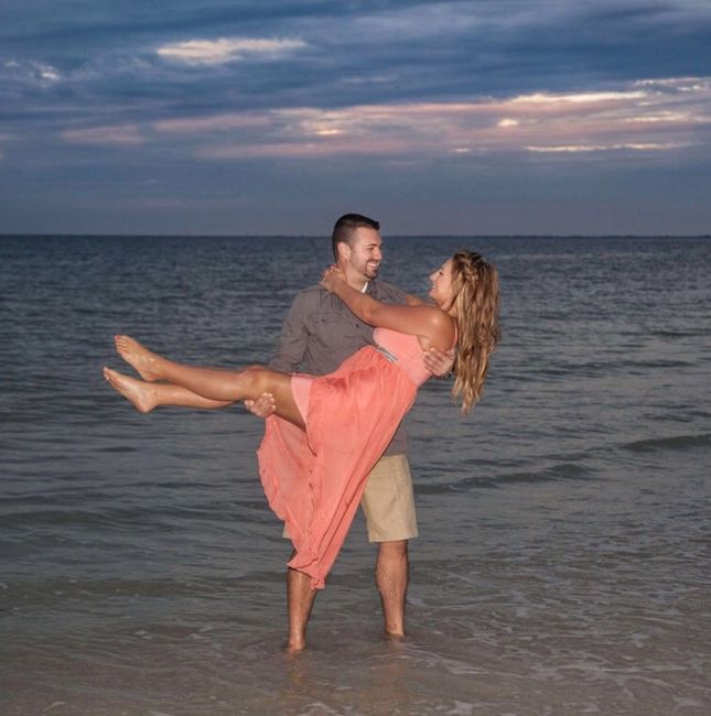 What season did you take engagement pics?