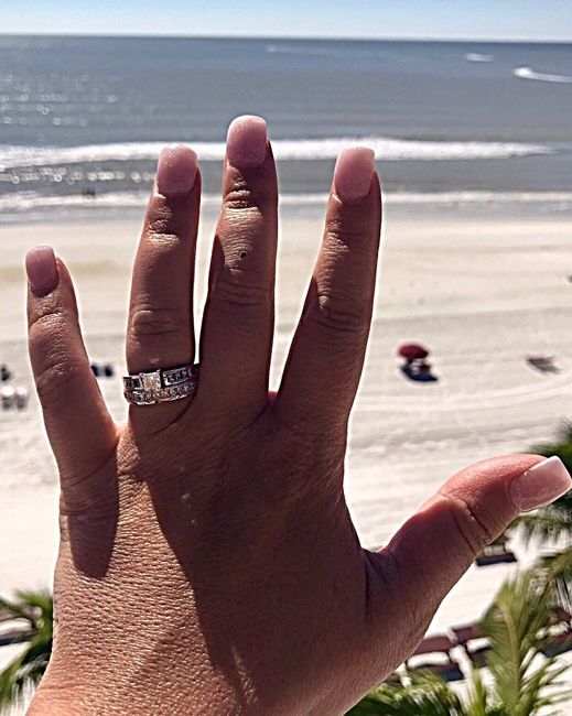 Wedding rings! Let's see them!