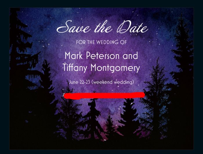 show me off your save the Date!! - 2