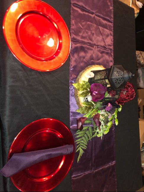 Tablescape mock up, Friday night fun 😊 - 2
