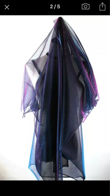 Red veil? Black veil? Ombré veil? No veil? Help me decide! - 6