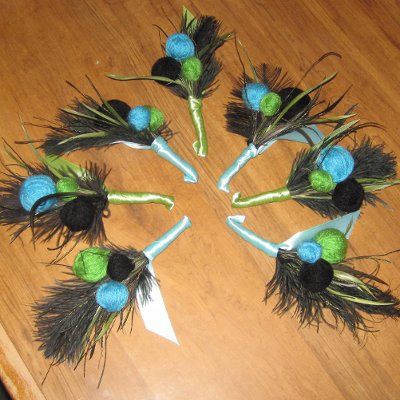 DIY Yarn Ball/Tesla Coil Boutonnieres