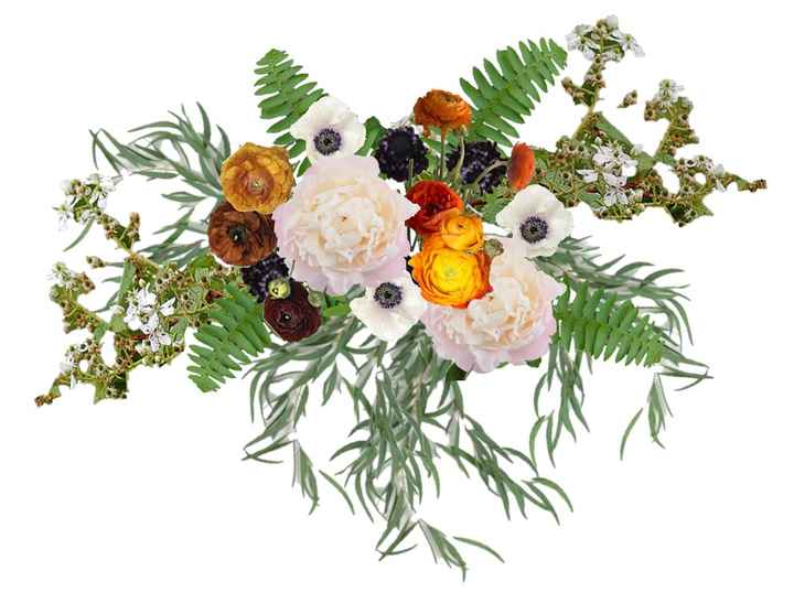 floral mock-up