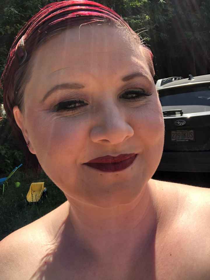 Diy makeup trial! What do you think? Glam/goth - 3