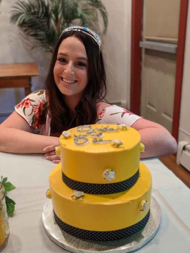 my beautiful cake, courtesy of my bridesmaid in Nevada