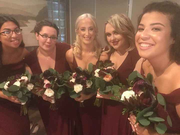 i got all my BMs rose gold lightning bolt necklaces to wear