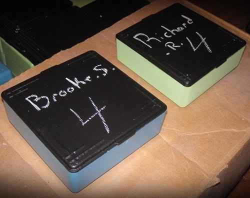 DIY Favor boxes/ Seating Cards