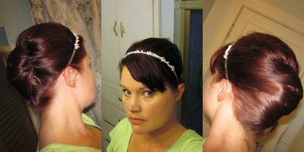 Before and after pics of my dress....