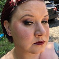 Diy makeup trial! What do you think? Glam/goth - 1