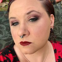 Diy makeup trial! What do you think? Glam/goth - 1